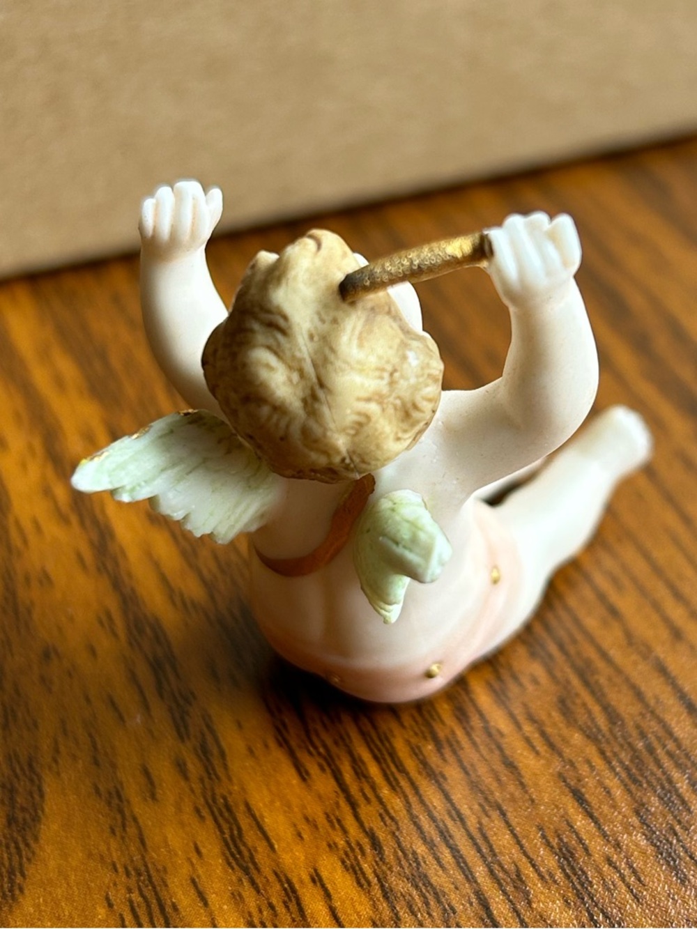 Vintage Cherub Figurines Lot Bisque Porcelain Angels Set - Picture 11 of 14